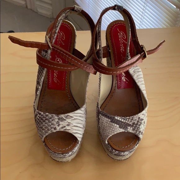 Paloma Barcelo platform espadrille sandals sz 7 - Picture 2 of 7